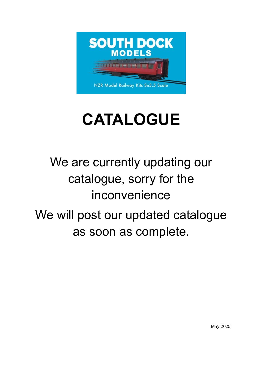 ** SOUTH DOCK NOTICES - Check for news!