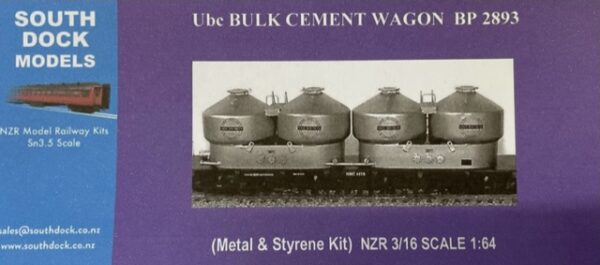 Ubc - 4 Bulk Cement Wagon Kit
